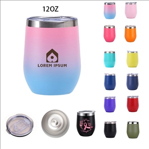 12OZ Stainless Steel Wine Tumblers